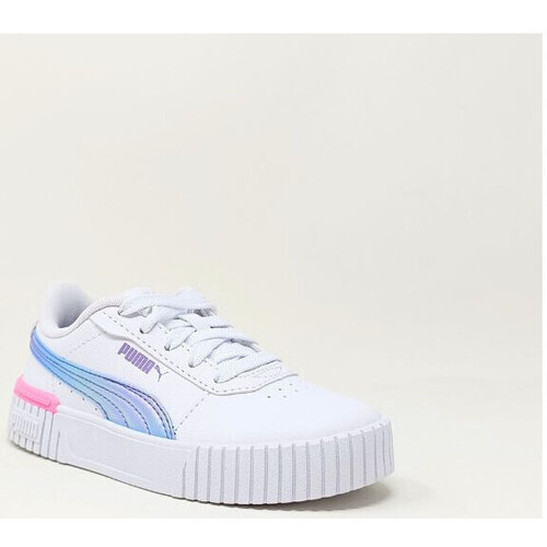 Chaussures Baskets mode Puma BASKET CARINA 2.0 BOUNCY SKY PS BLANC Rose