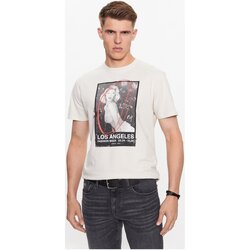 Vêtements Homme T-shirts manches courtes Guess M3YI70 KBDL0 Blanc