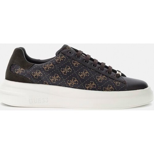 Chaussures Homme Baskets mode Guess 33547 Marron