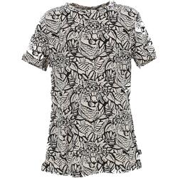 Vêtements Fille T-shirts manches courtes Puma G ess+tropi tee aop Noir