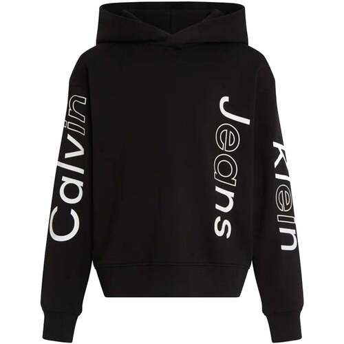 Vêtements Garçon Sweats Calvin Klein Jeans  Noir