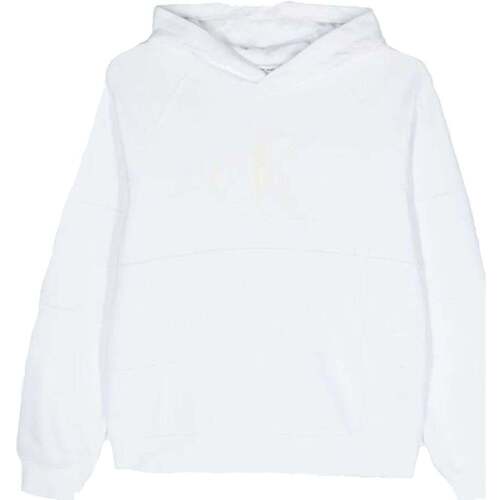 Vêtements Garçon Sweats Calvin Klein Jeans  Blanc