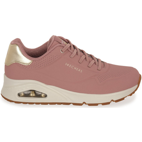 Chaussures Femme Baskets mode Skechers ROS UNO SHIMME Rose