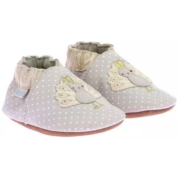 Chaussures Fille Chaussons bébés Robeez CHAUSSONS SOUPLES  PEACOCK SEASON Gris