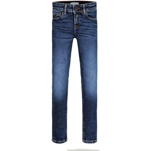 Vêtements Fille Jeans Tommy Hilfiger  Bleu