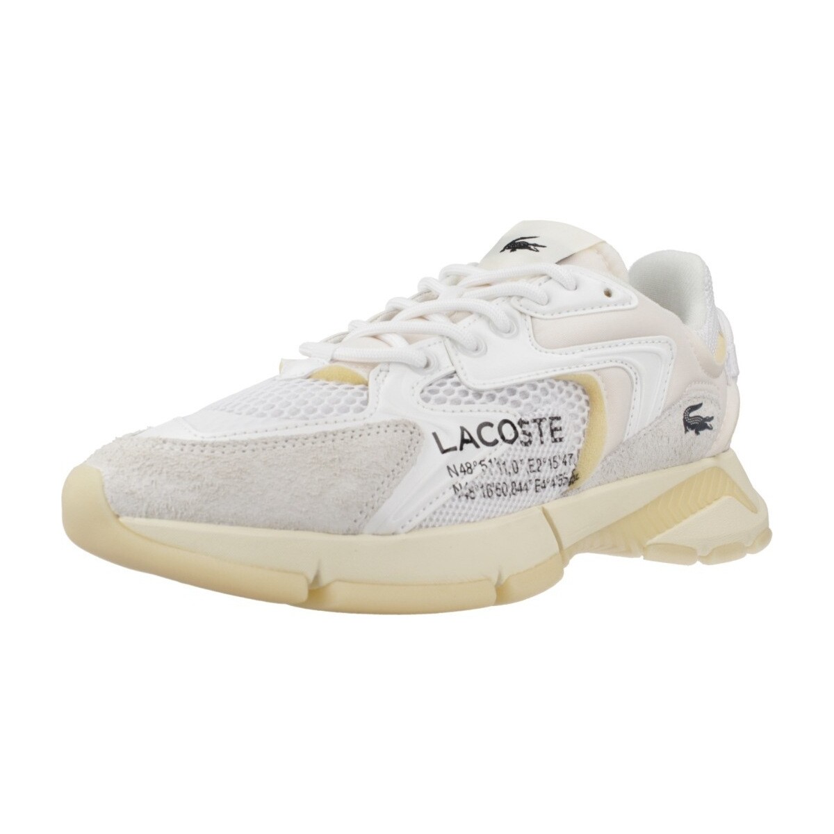 Chaussures Femme Baskets mode Lacoste L003 NEO Blanc