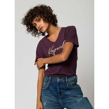 Vêtements Femme T-shirts manches courtes Kaporal SIGNE Violet