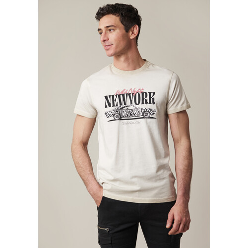 Vêtements Homme T-shirts & Polos Deeluxe T-Shirt ARLINGTON Beige