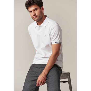 Vêtements Homme T-shirts & Polos Deeluxe Polo DEAN Blanc