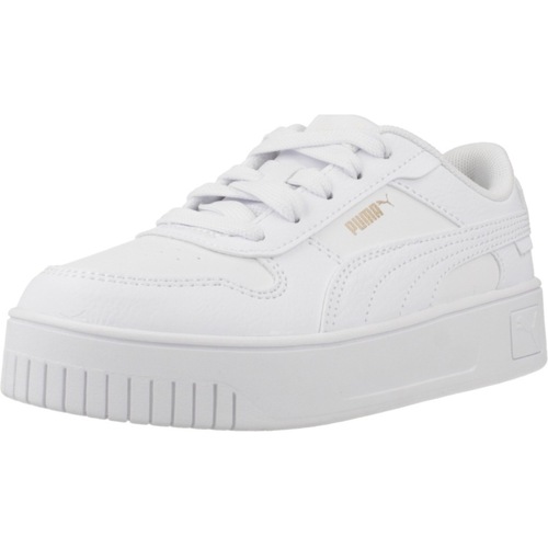 Chaussures Garçon Baskets mode Puma CARINA STREET PS Blanc