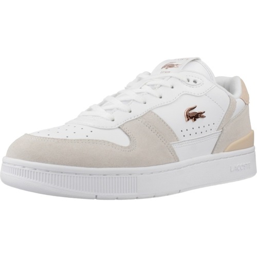 Chaussures Femme Baskets mode Lacoste T-CLIP SET Blanc