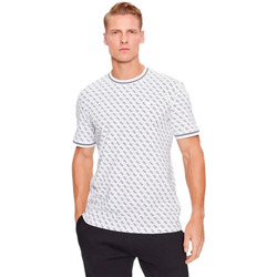 Vêtements Homme T-shirts manches courtes Guess Multi 4G Blanc