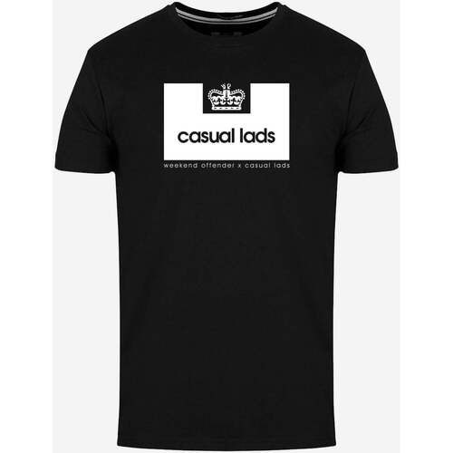 Vêtements Homme T-shirts & Polos Weekend Offender T-shirt Casual Lads - noir Noir