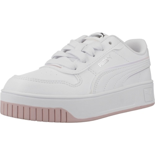 Chaussures Fille Derbies & Richelieu Puma CARINA STREET HOLO 2.0 PS Blanc