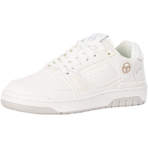 Chaussures Homme Baskets basses Sergio Tacchini Baskets décontractées synthétiques Milano Blanc