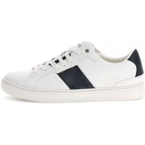 Chaussures Homme Baskets mode Guess FMTTOD ELE12 TODI-WHGRY WHITE-GREY Blanc