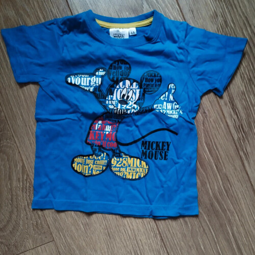 Vêtements Garçon T-shirts manches courtes Disney T-shirt manches courtes bleu Mickey - 4 ans Bleu