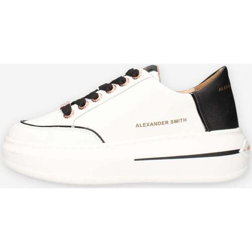 Chaussures Femme Baskets montantes Alexander Smith ASBALSW-1806-WBK Blanc