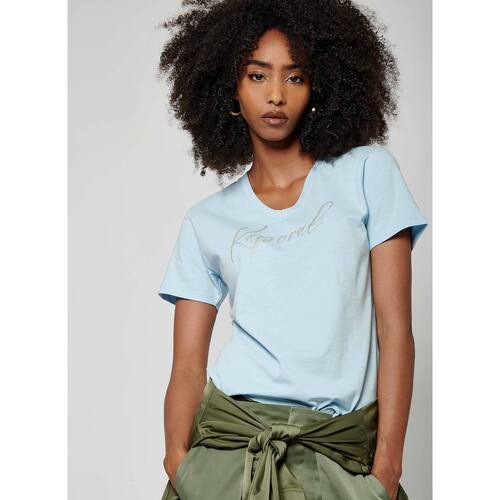 Vêtements Femme T-shirts manches courtes Kaporal SIGNE Bleu