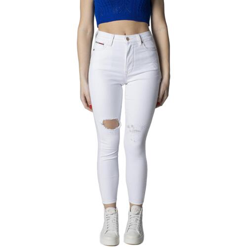 Vêtements Femme Jeans slim Tommy Hilfiger SYLVIA HR SPR SKNY A DW0DW12392 Blanc