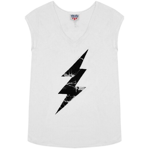 Vêtements Femme T-shirts manches longues David Bowie NS8228 Blanc