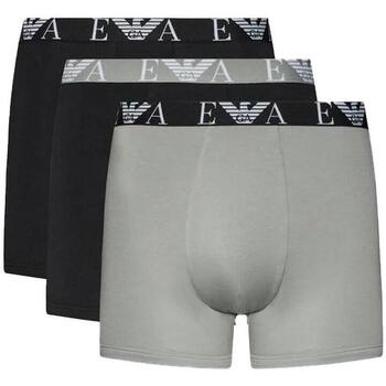 Sous-vêtements Homme Boxers Emporio Armani Underwear Three Pack Logo Boxers - Black/Stone Bleu