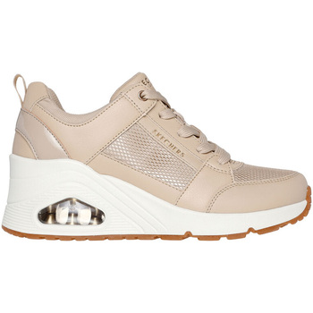 Chaussures Femme Baskets mode Skechers  Beige