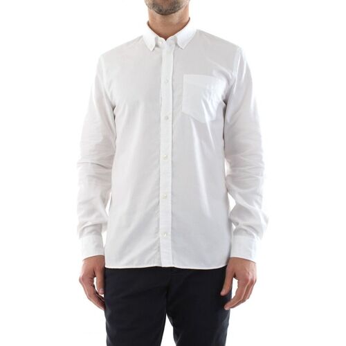 Vêtements Homme Chemises manches longues Dondup UC254 CF0165U-000 Blanc