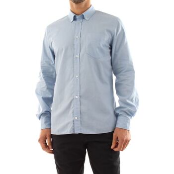 Vêtements Homme Chemises manches longues Dondup UC254 CF0165U-803 Bleu