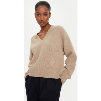 Vêtements Femme Pulls Tommy Hilfiger WW0WW42149 Beige