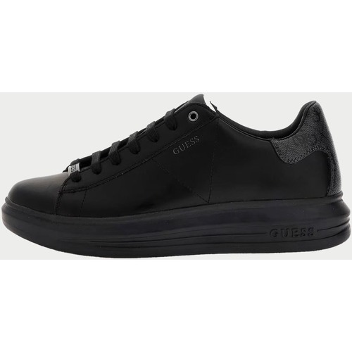 Chaussures Homme Baskets mode Guess Baskets homme  vibo 4g logo Noir