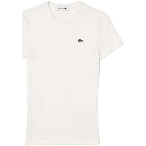 Vêtements Femme T-shirts manches courtes Lacoste  Blanc