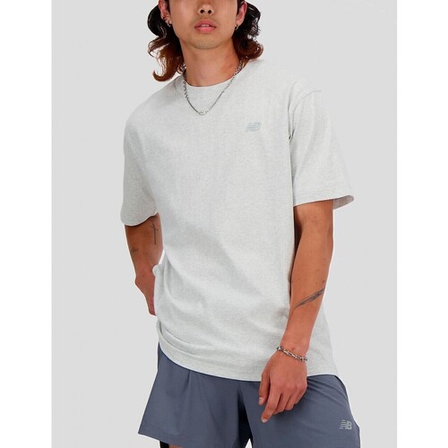 Vêtements Homme T-shirts manches courtes New Balance  Gris