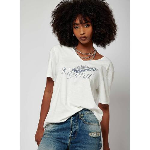 Vêtements Femme T-shirts manches courtes Kaporal MUST Beige