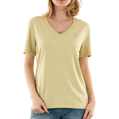 Vêtements Femme T-shirts & Polos Calvin Klein Jeans J20J222560 Vert