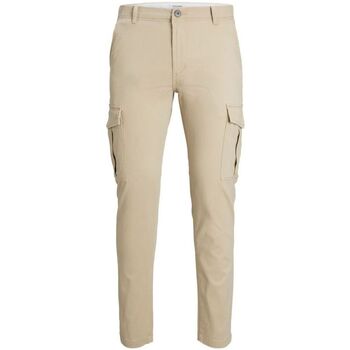 Vêtements Garçon Pantalons Jack & Jones 12224628 MARCO-BUNGEE CORD Beige