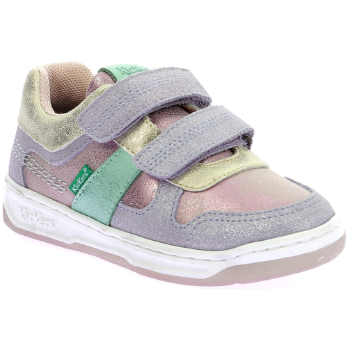 Chaussures Fille Baskets basses Kickers Kalido Violet