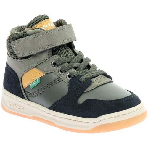 Chaussures Enfant Baskets montantes Kickers Kickado Vert