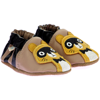 Chaussures Garçon Chaussons bébés Robeez Raycoon Marron