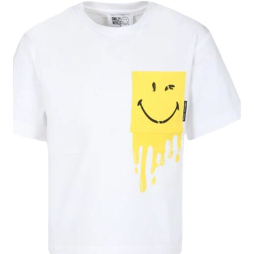 Vêtements Garçon T-shirts manches longues Marc Jacobs W60282 Blanc