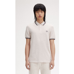 Vêtements Homme Polos manches courtes Fred Perry - TWIN TIPPED  SHIRT Gris