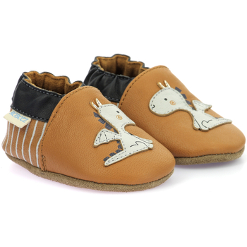 Chaussures Garçon Chaussons bébés Robeez Tiny Dragon Marron