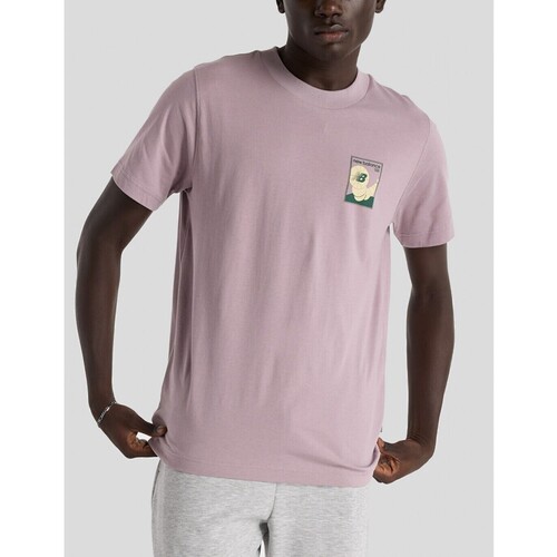 Vêtements Homme T-shirts manches courtes New Balance  Violet