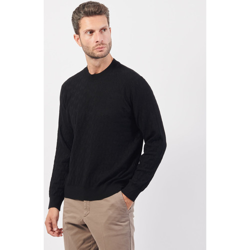 Vêtements Homme Pulls EAX pull col rond en coton Noir