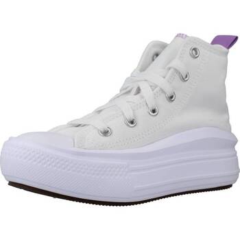 Chaussures Fille Baskets mode Converse Chuck Taylor All Star Move Platform Blanc