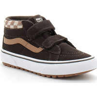 Chaussures Enfant Baskets mode Vans Chaussures à Scratch pour enfant Sk8-Mid Reissue Marron