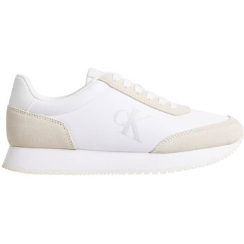 Chaussures Femme Baskets mode Calvin Klein Jeans YW0YW01615 0LA Blanc