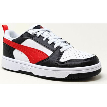 Chaussures Baskets mode Puma BASKET REBOUND V6 LOW BLANC/ROUGE Rouge