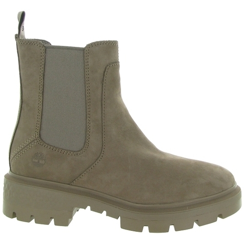 Chaussures Femme Bottines Timberland A41EW9 CORTINA VALLEY Beige