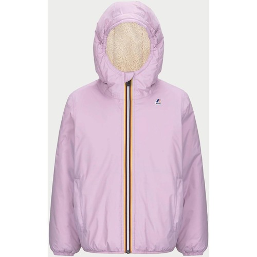 Vêtements Fille Blousons K-Way Veste enfant  Claude en ripstop imperméable Rose